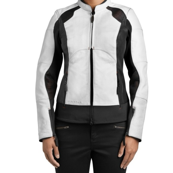 Harley Davidson / FXRG Perforated Leather Jacket / Ultimate Motorcycle Style - Picture 2 of 4